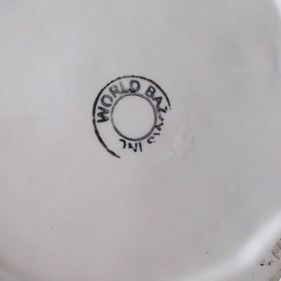 World Bazaar Retro 90s Turkey Bird Farmhouse Cottage Ceramic Bowl Flower Pot - Picture 8 of 9